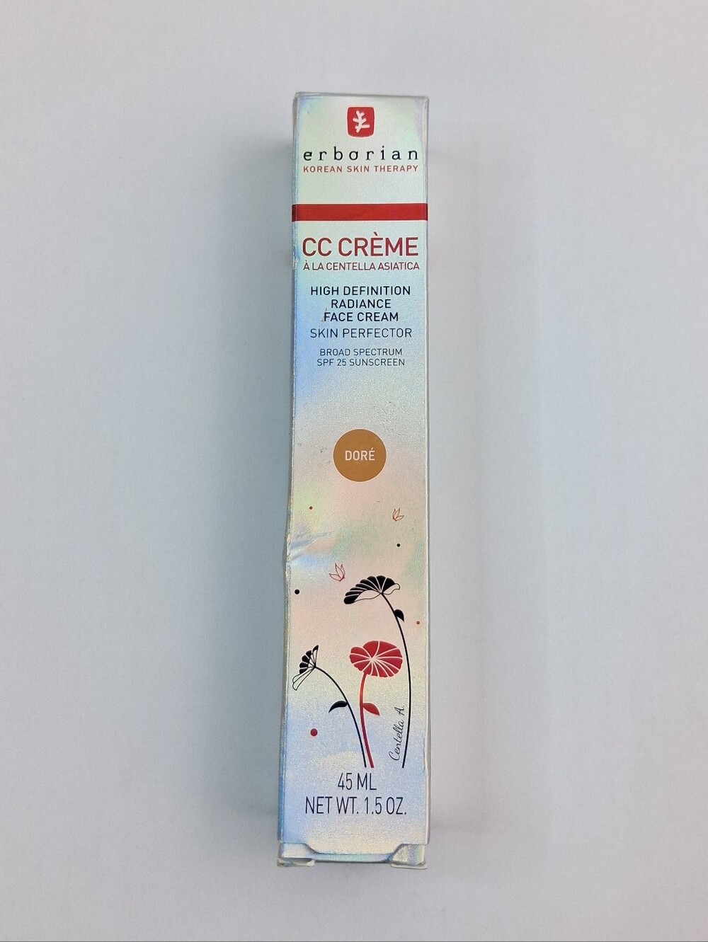 Erborian CC Crean Color Corrector Cream SPF 25 Doré 1.5oz.